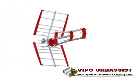 Antena Angular TRI plus TDT UHF 18Db